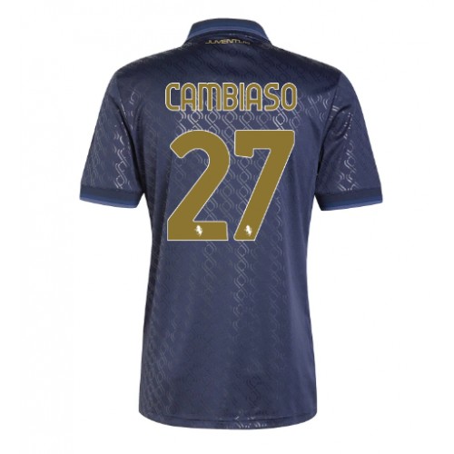 Fotbalové Dres Juventus Andrea Cambiaso #27 Alternativní 2024-25 Krátký Rukáv